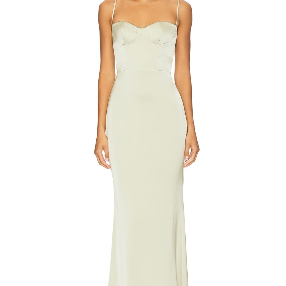 Katie May Revolve Light Green Dress Gown X REVOLVE YASMIN GOWN IN SAGE Small